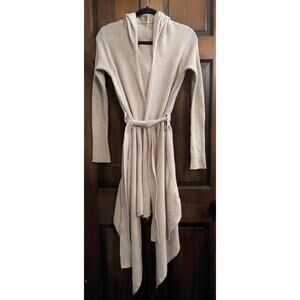 Free People | Sloane Hooded Wrap Cardigan So Soft Oatmeal Beige- Size Small